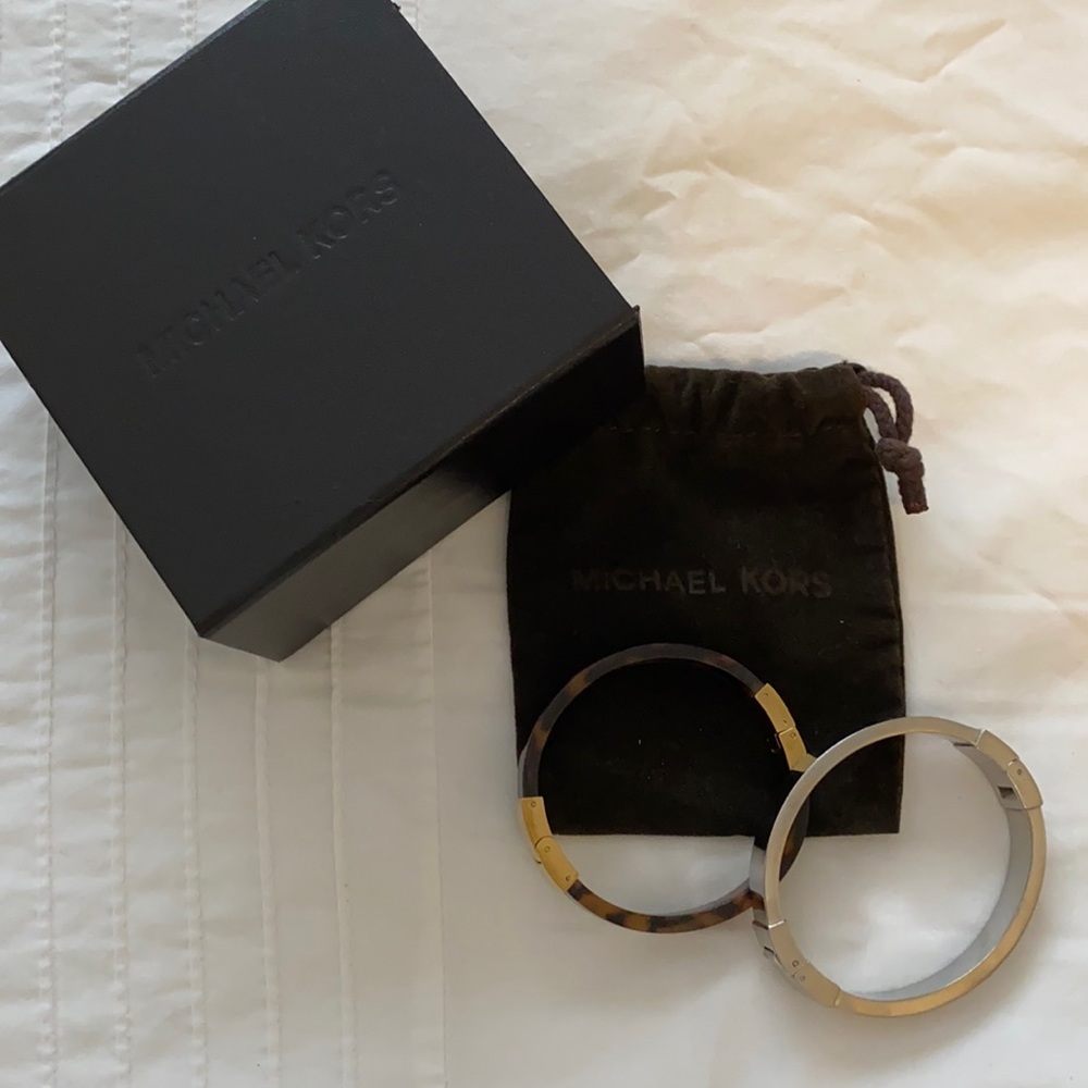 2 Michael Kors Cuff Bracelets